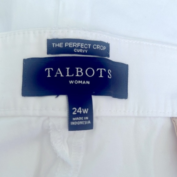 Talbots Women's White Ankle Jeans - Picture 2 of 7
